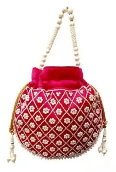 Picture of Pearl work potli bags (set of 5 pcs)